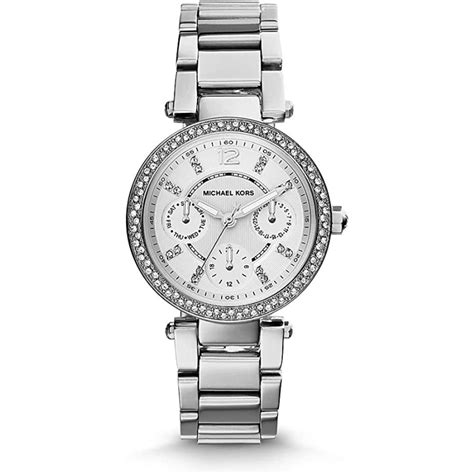 montre michael kors femme argent strass|Michael Kors watches for women.